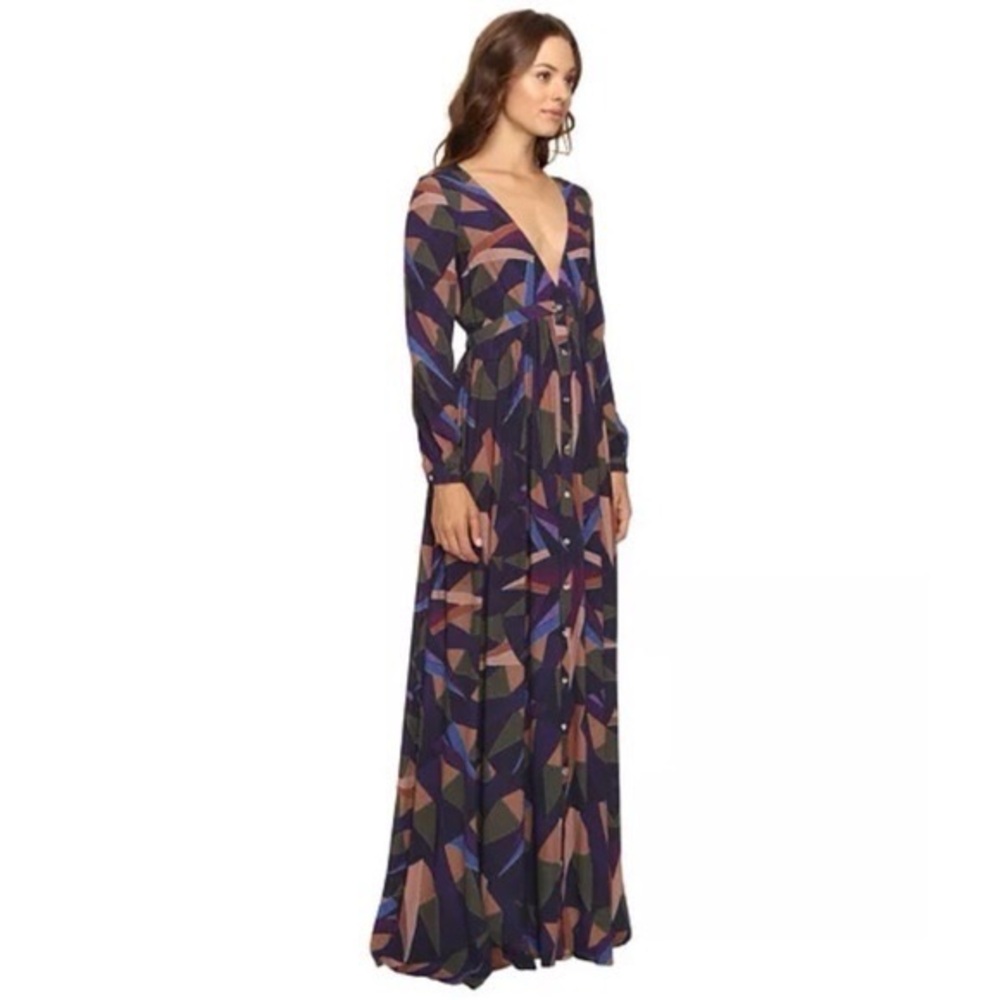Mara Hoffman Multicolor Geometric Maxi Dress